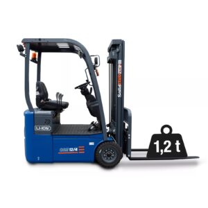 LI-ION Electric Forklift GSE12/4 incl. charger, load capacity 1.200 kg, SolidHub - Image 1