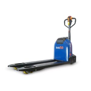 Electric pallet truck HWE1500-2, lithium-ion 24 V 30 Ah, load capacity 1.500 kg, SolidHub - Image 1